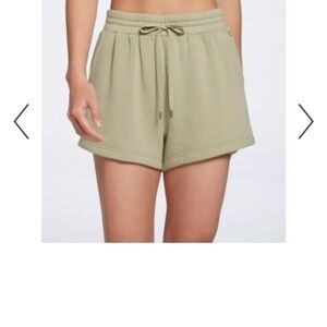 Women's Light Green Drawstring Shorts